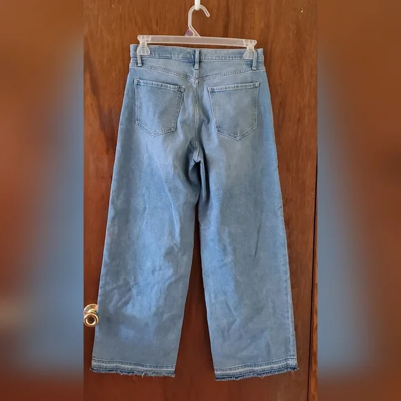 Banana Republic High Rise Wide Leg Jeans Sz 29 Petite - Picture 3 of 4